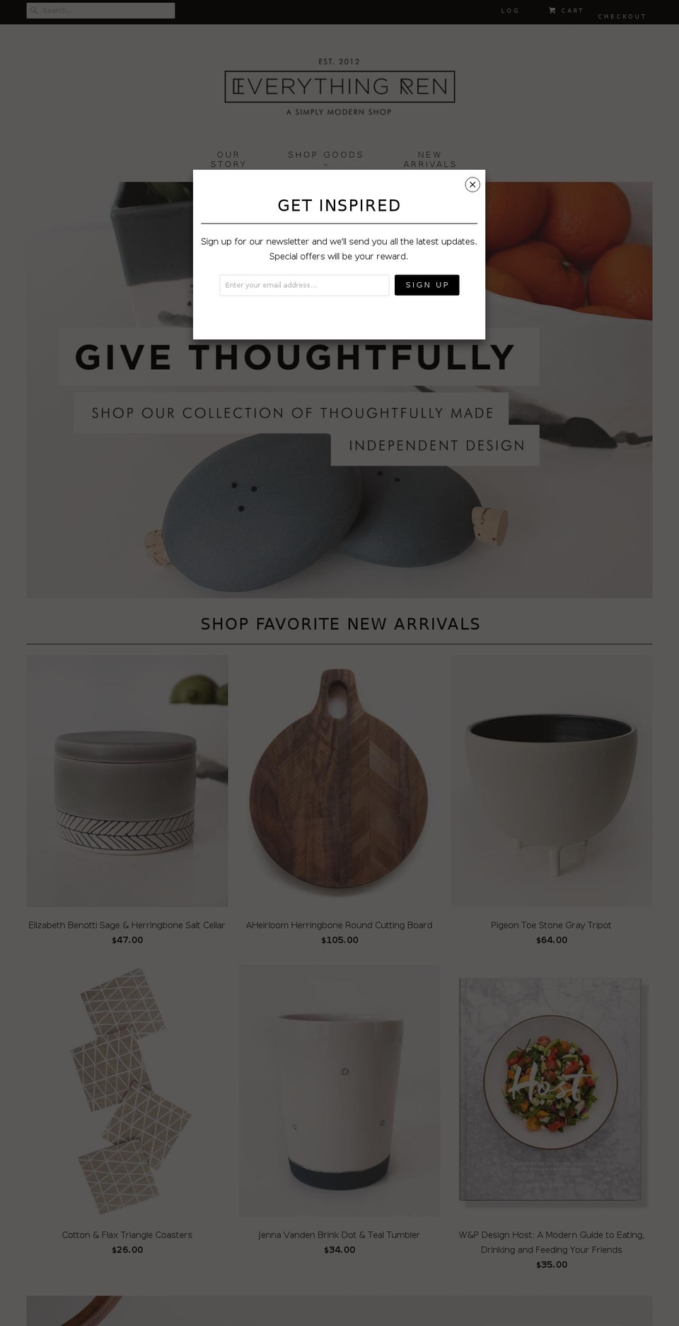 everythingren.com shopify website screenshot
