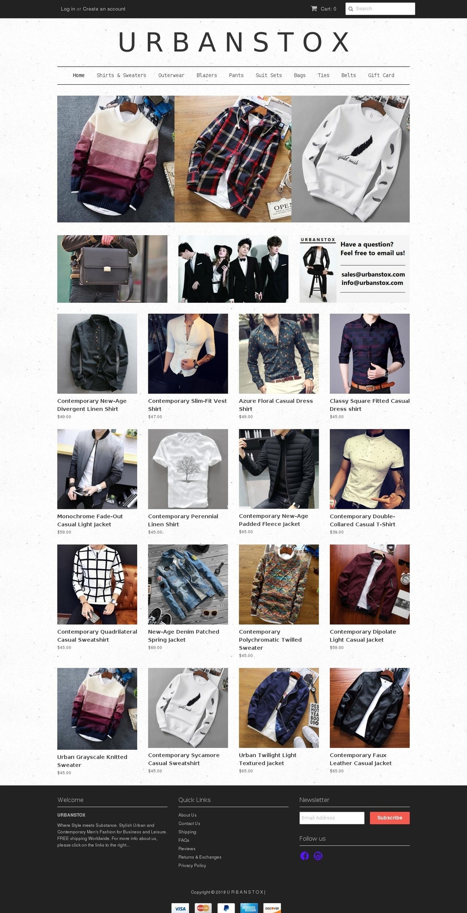 everythingxclusive.com — Shopify storefront screenshot