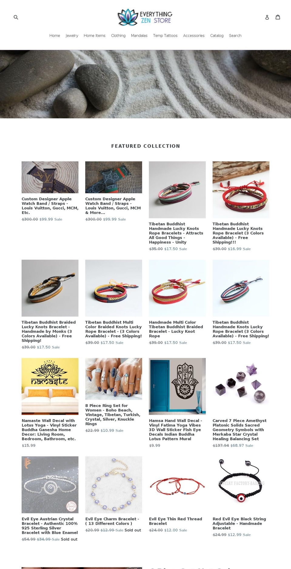everythingzenshop.com — Shopify storefront screenshot