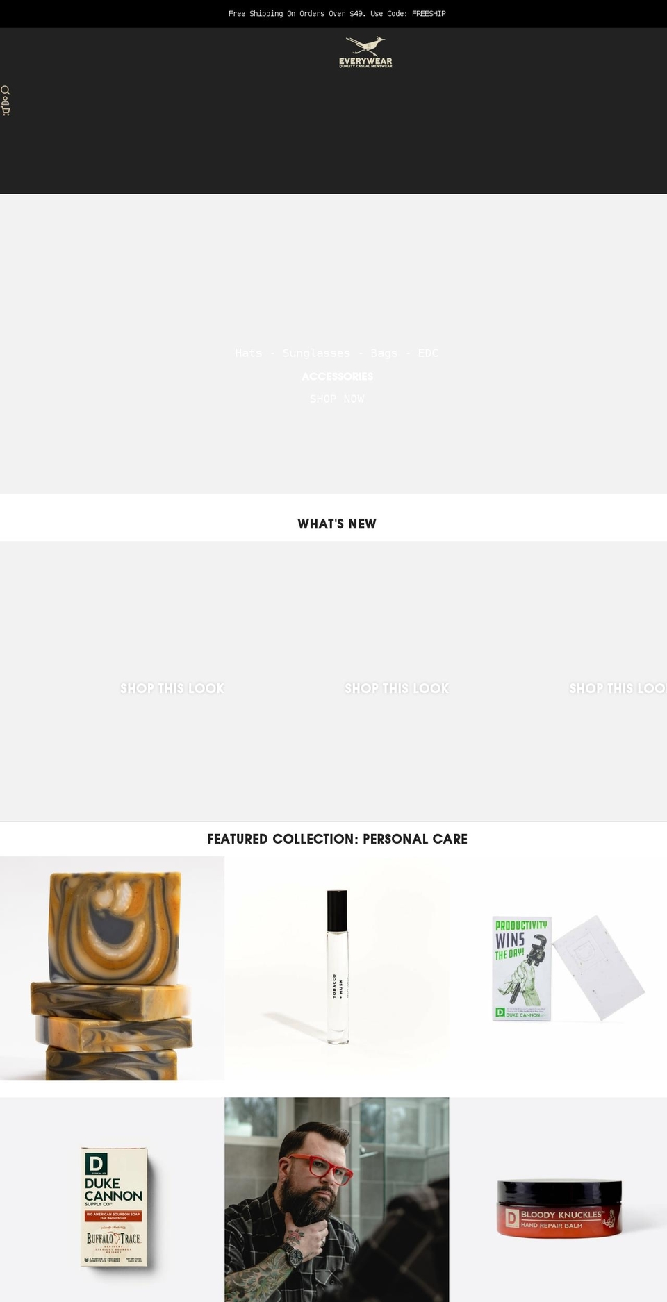 everywearonline.com shopify website screenshot