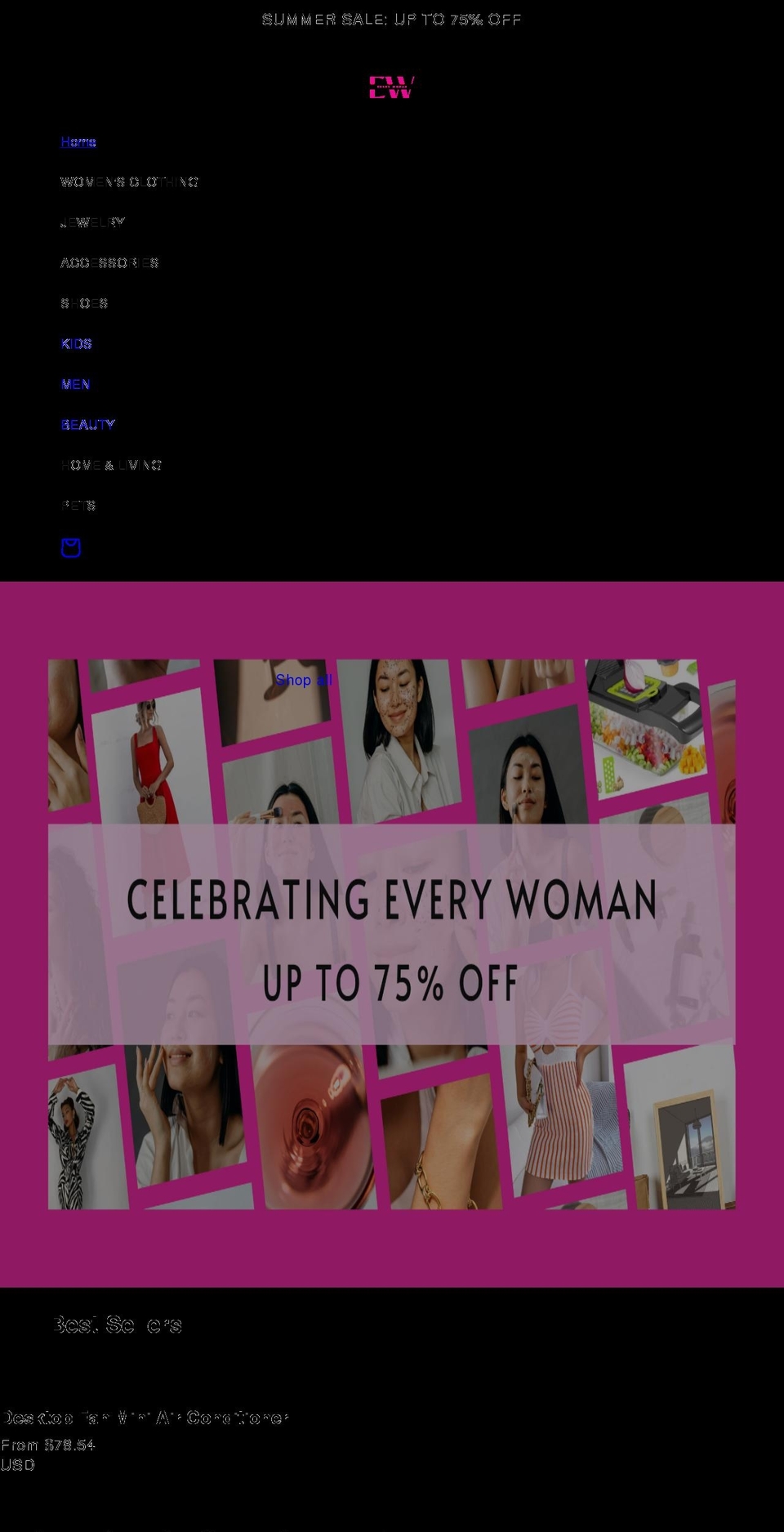 everywoman.us shopify website screenshot