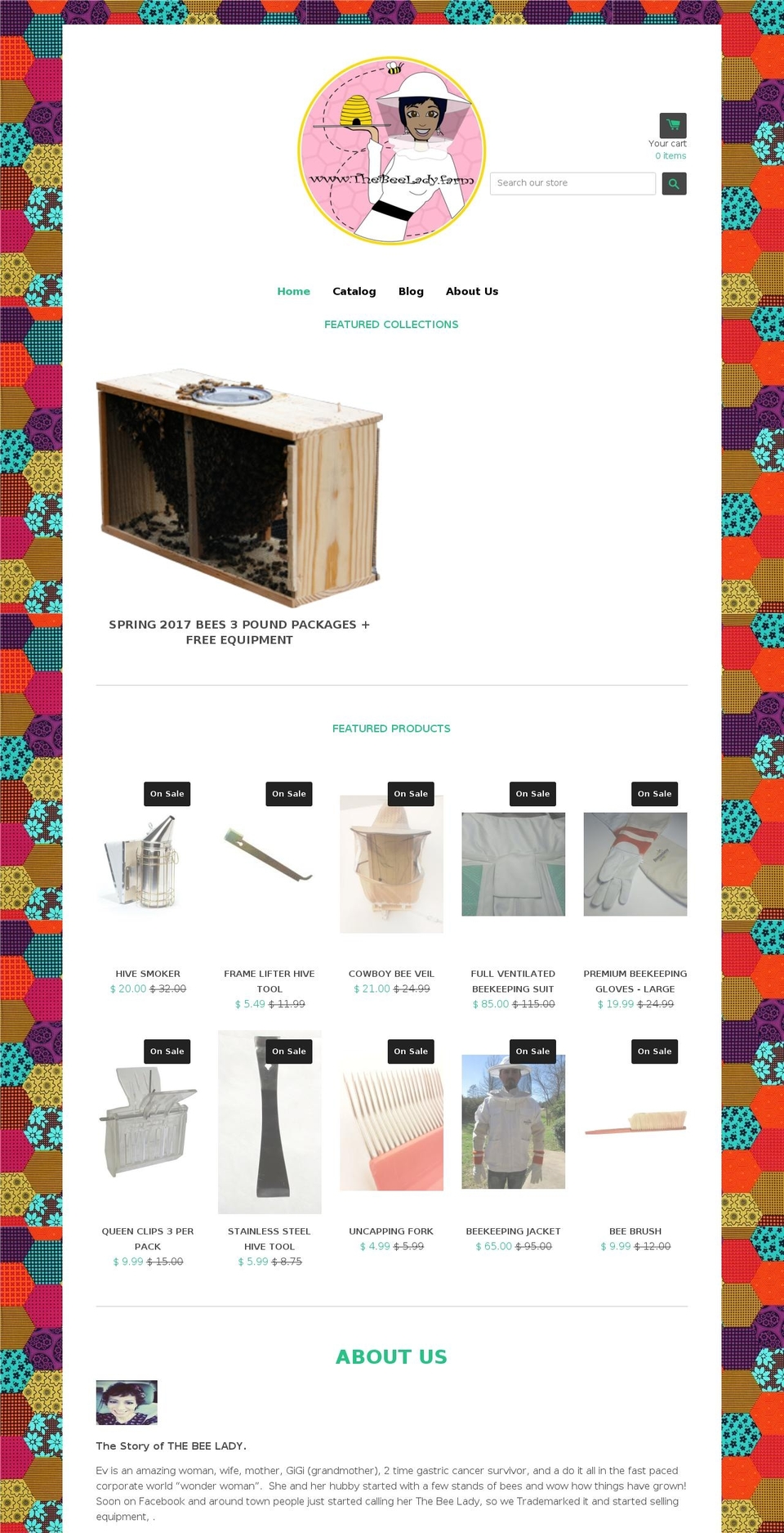 evieonebee.com shopify website screenshot