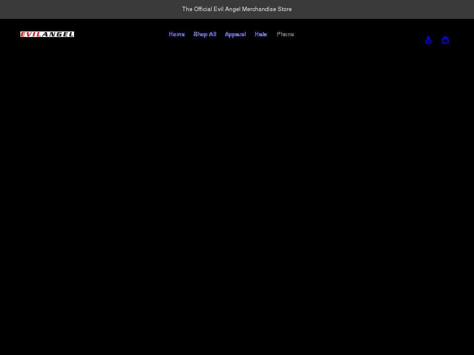 evilapparel.com shopify website screenshot