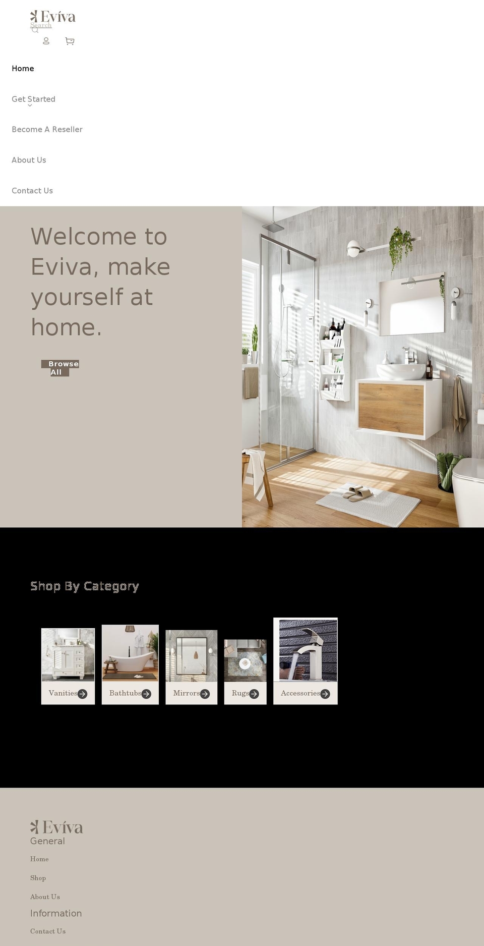 eviva.us shopify website screenshot