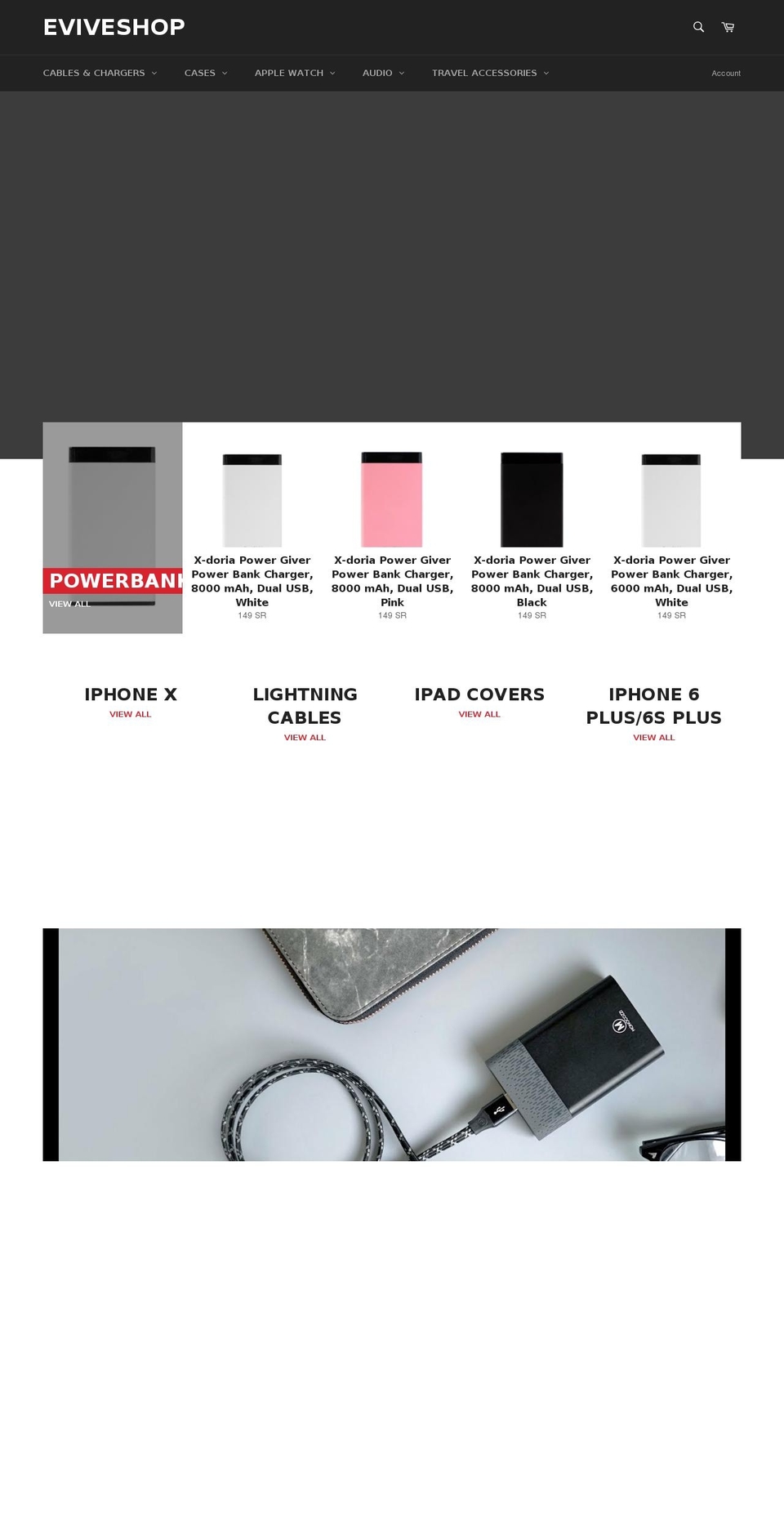 eviveshop.com — Shopify storefront screenshot