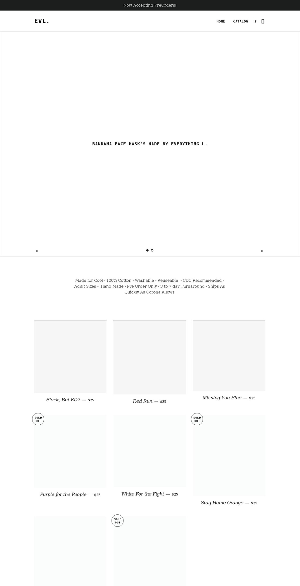 evlelle.com shopify website screenshot