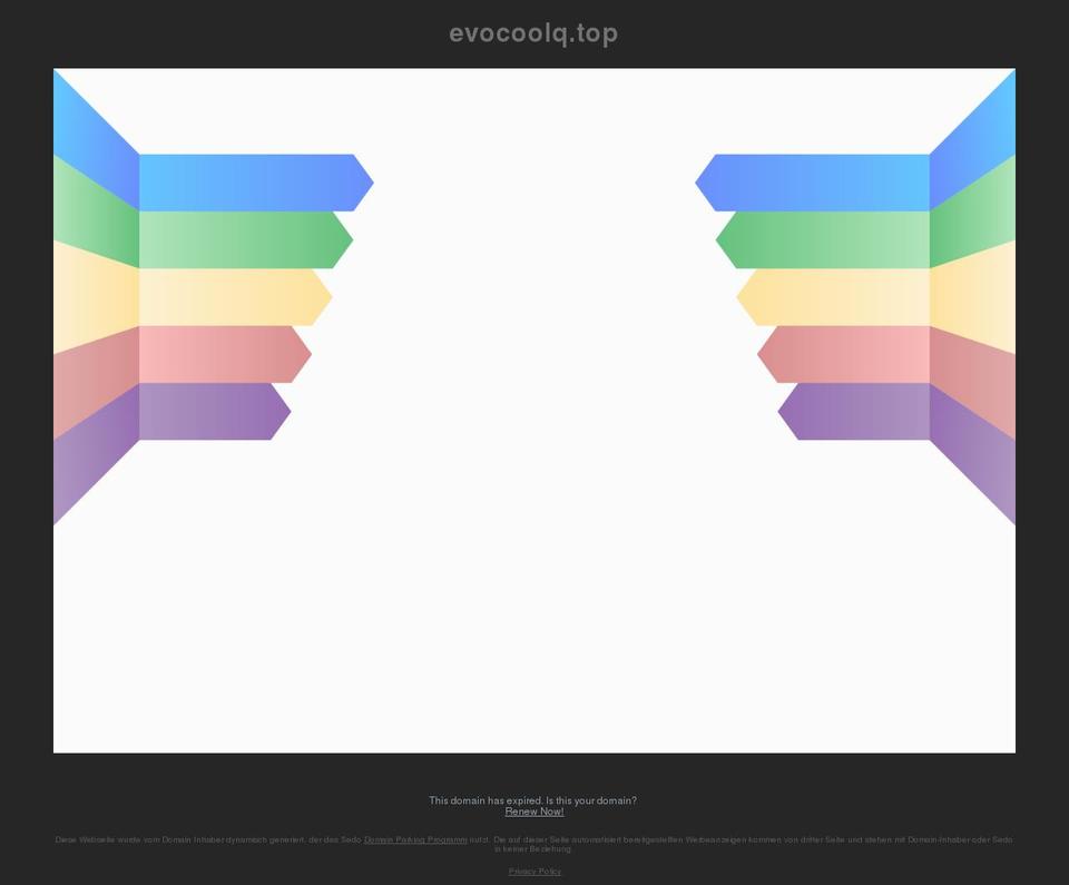 evocoolq.top shopify website screenshot