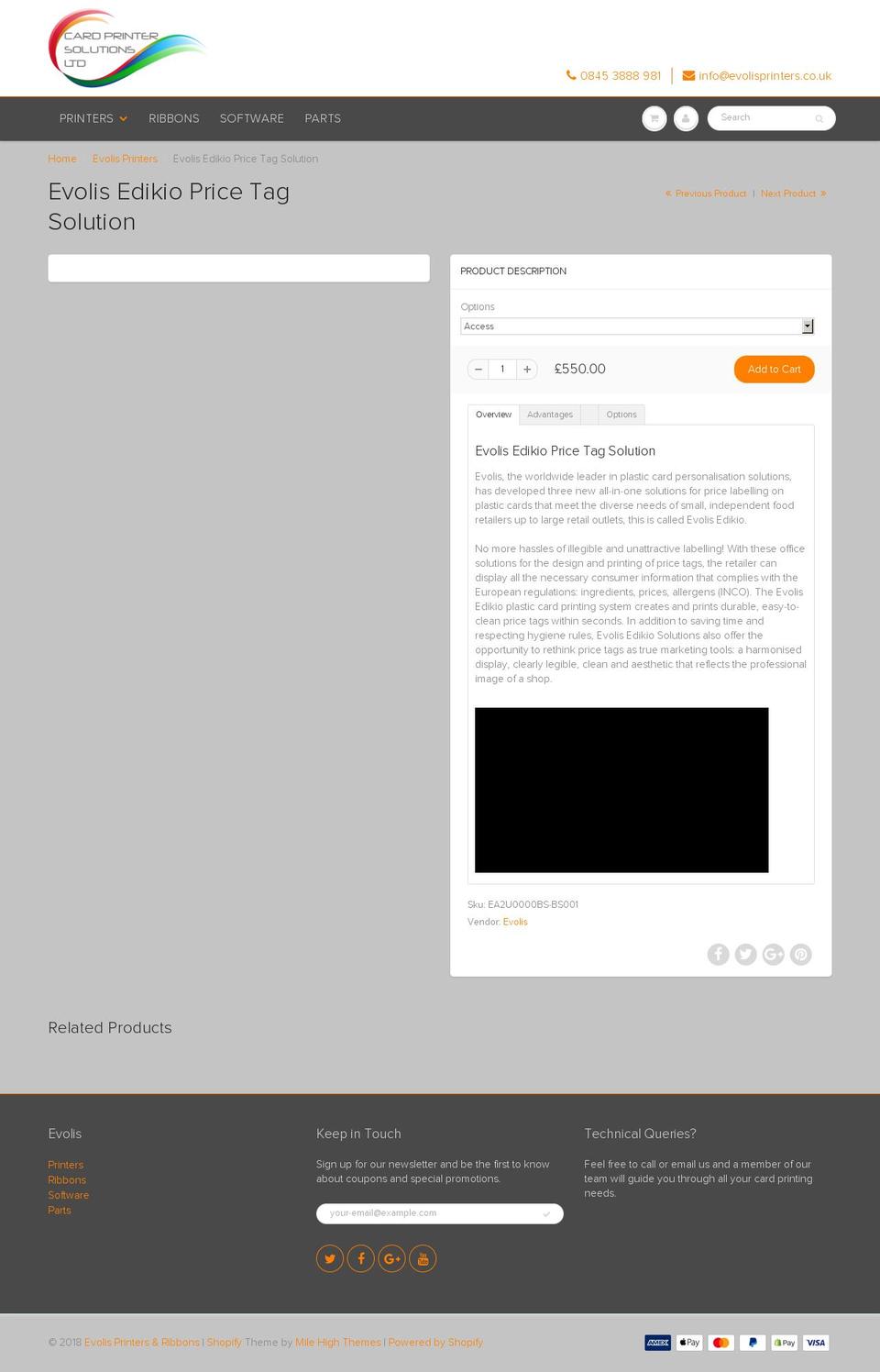 CPS Current Shopify theme site example evolisedikio.com