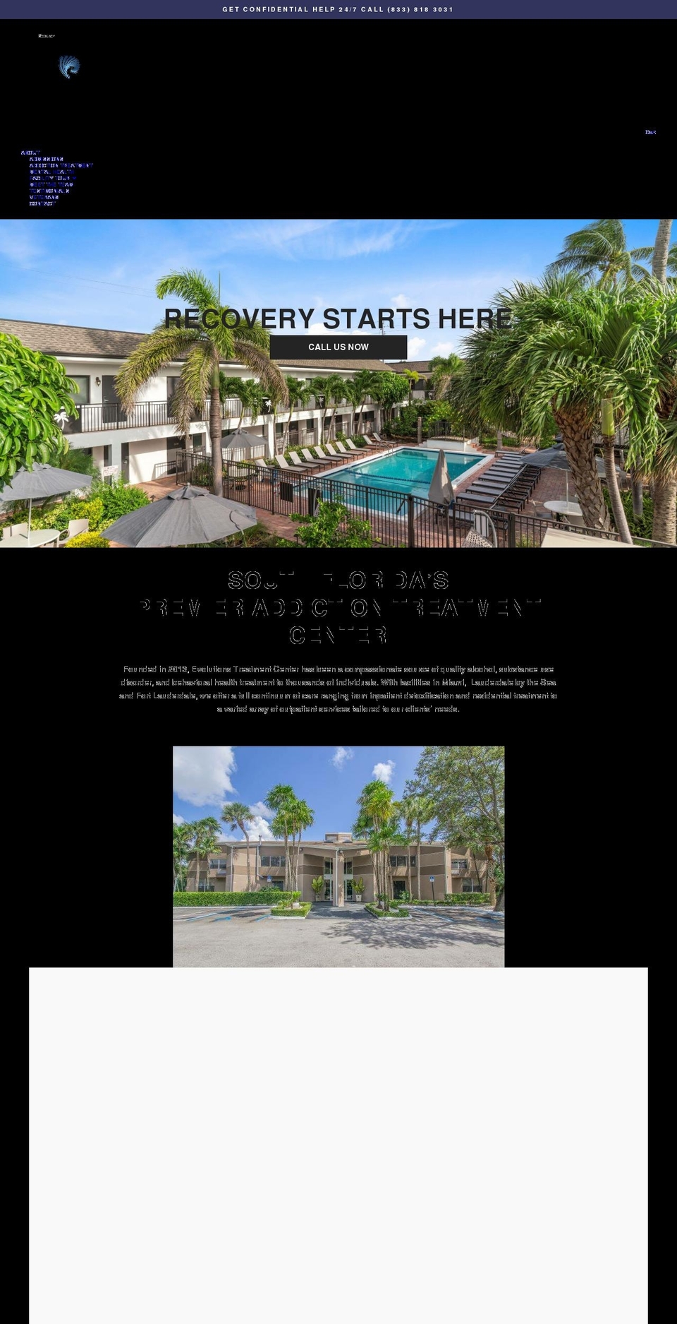 evolutionstreatment.com shopify website screenshot