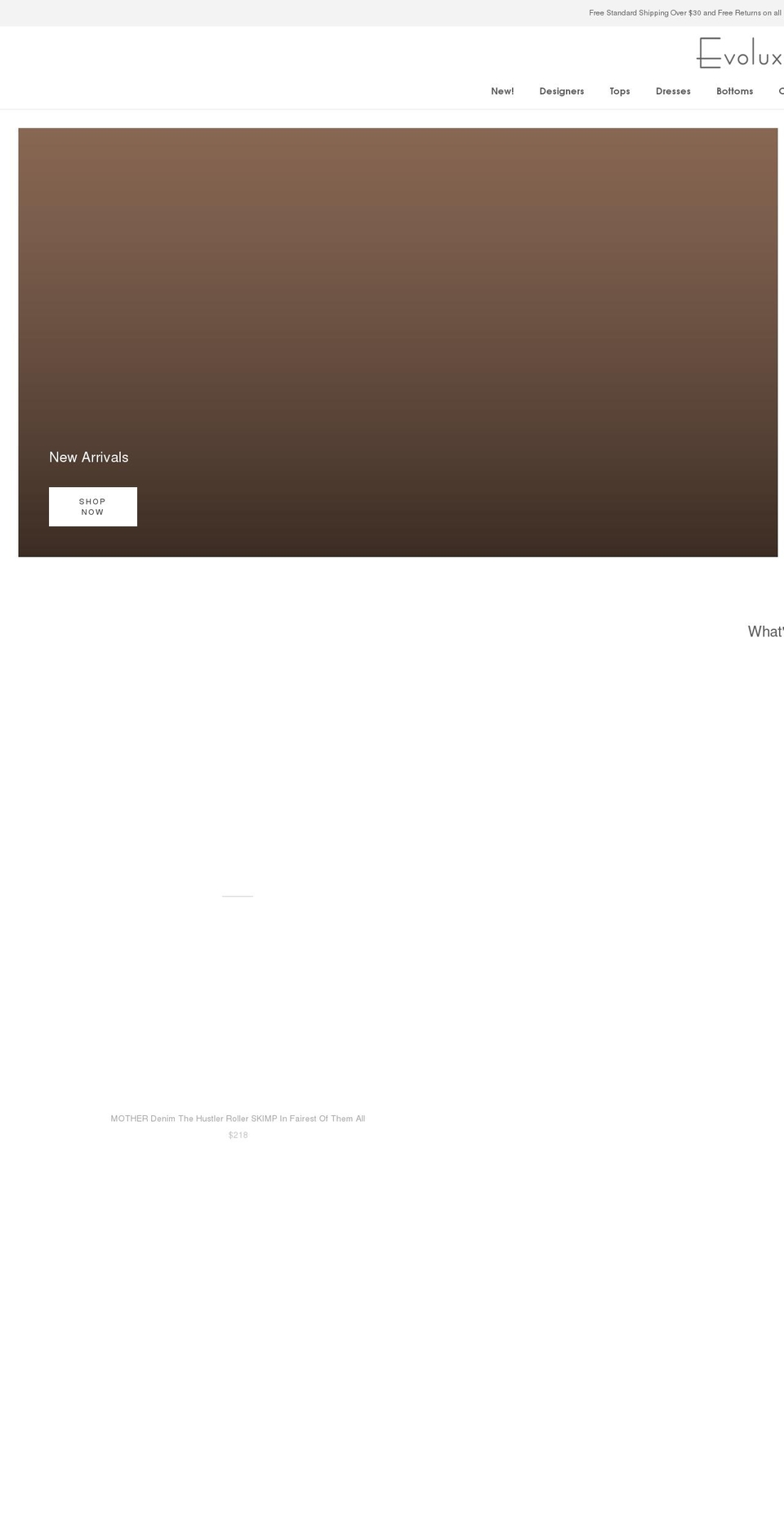 evoluxxy.com shopify website screenshot