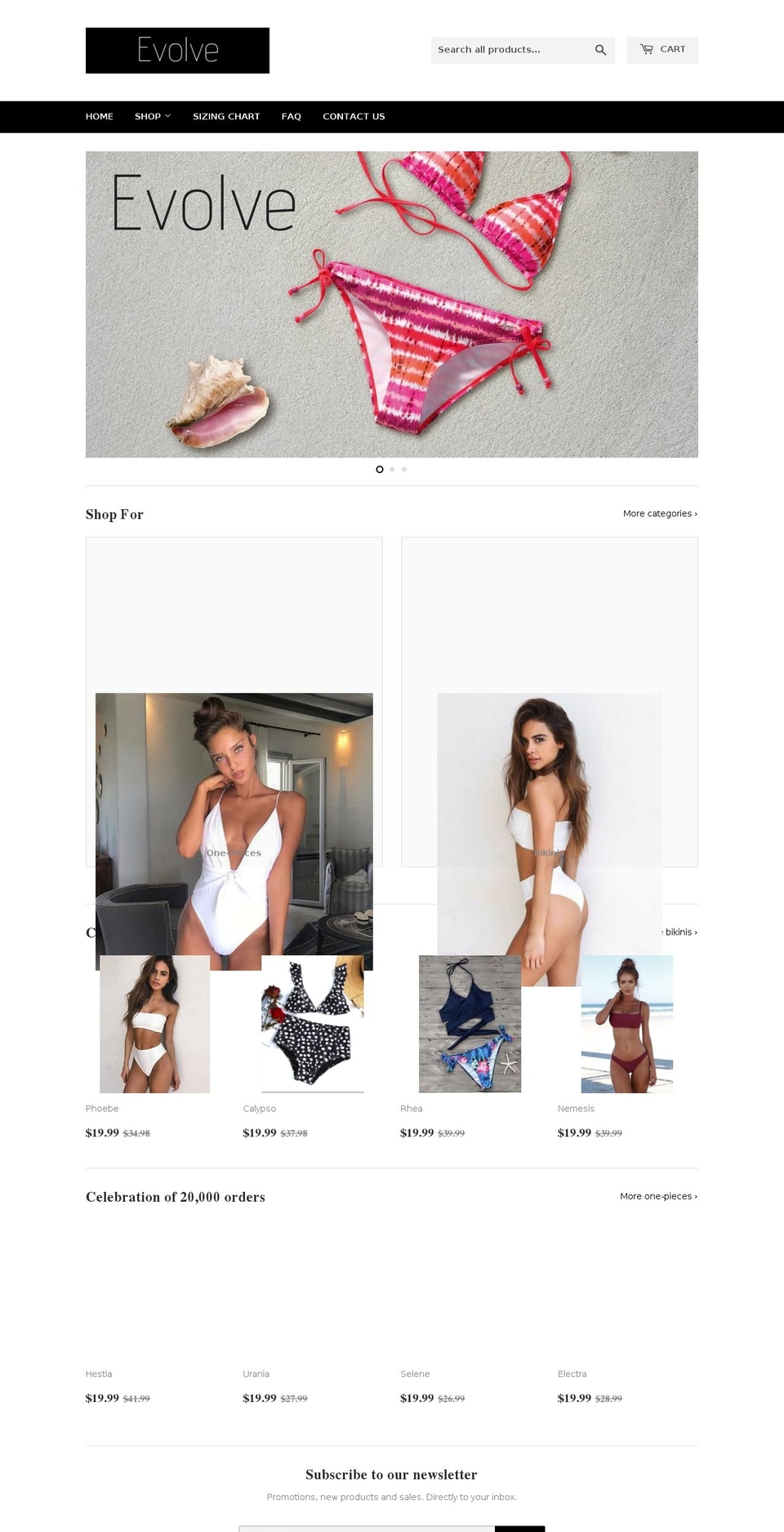 evolve-store.com — Shopify storefront screenshot