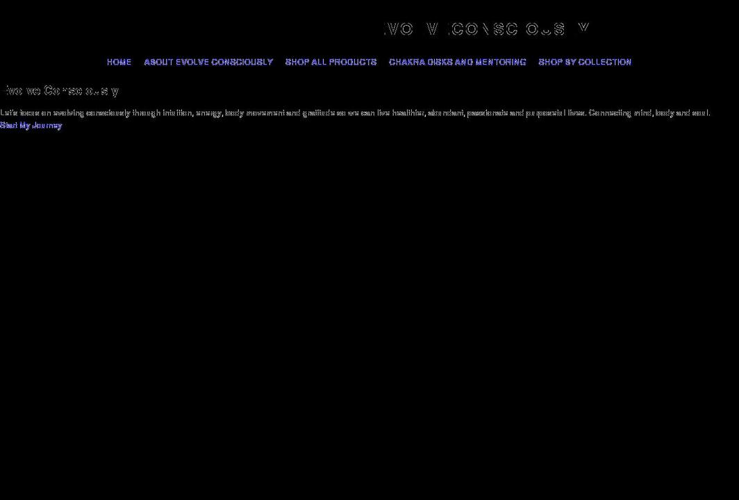 evolveconsciously.com shopify website screenshot