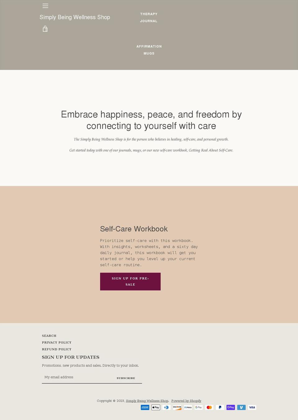 evolvedandwell.com shopify website screenshot