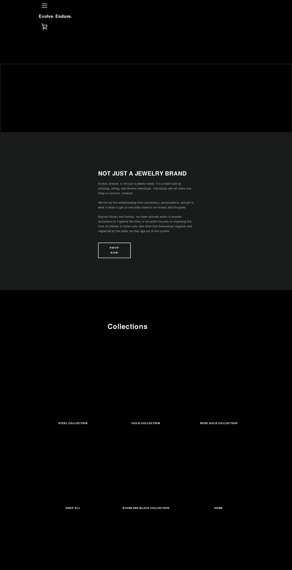 evolveendure.com — Shopify storefront screenshot
