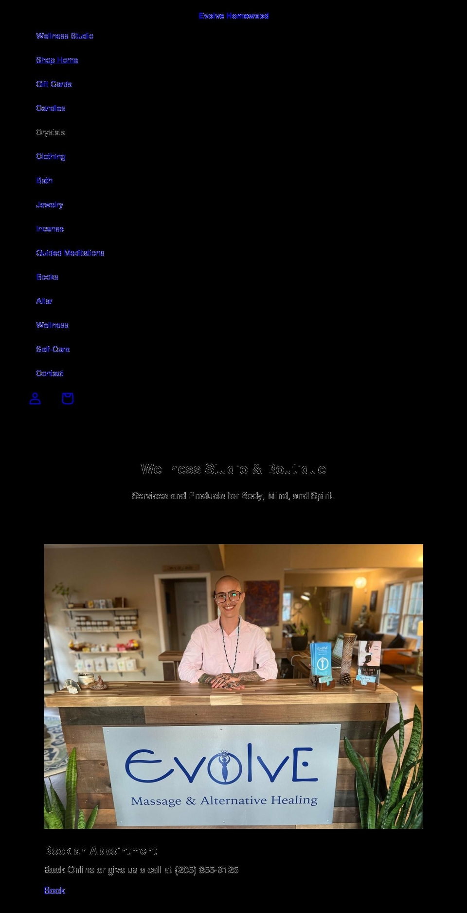 evolvehomewood.com shopify website screenshot