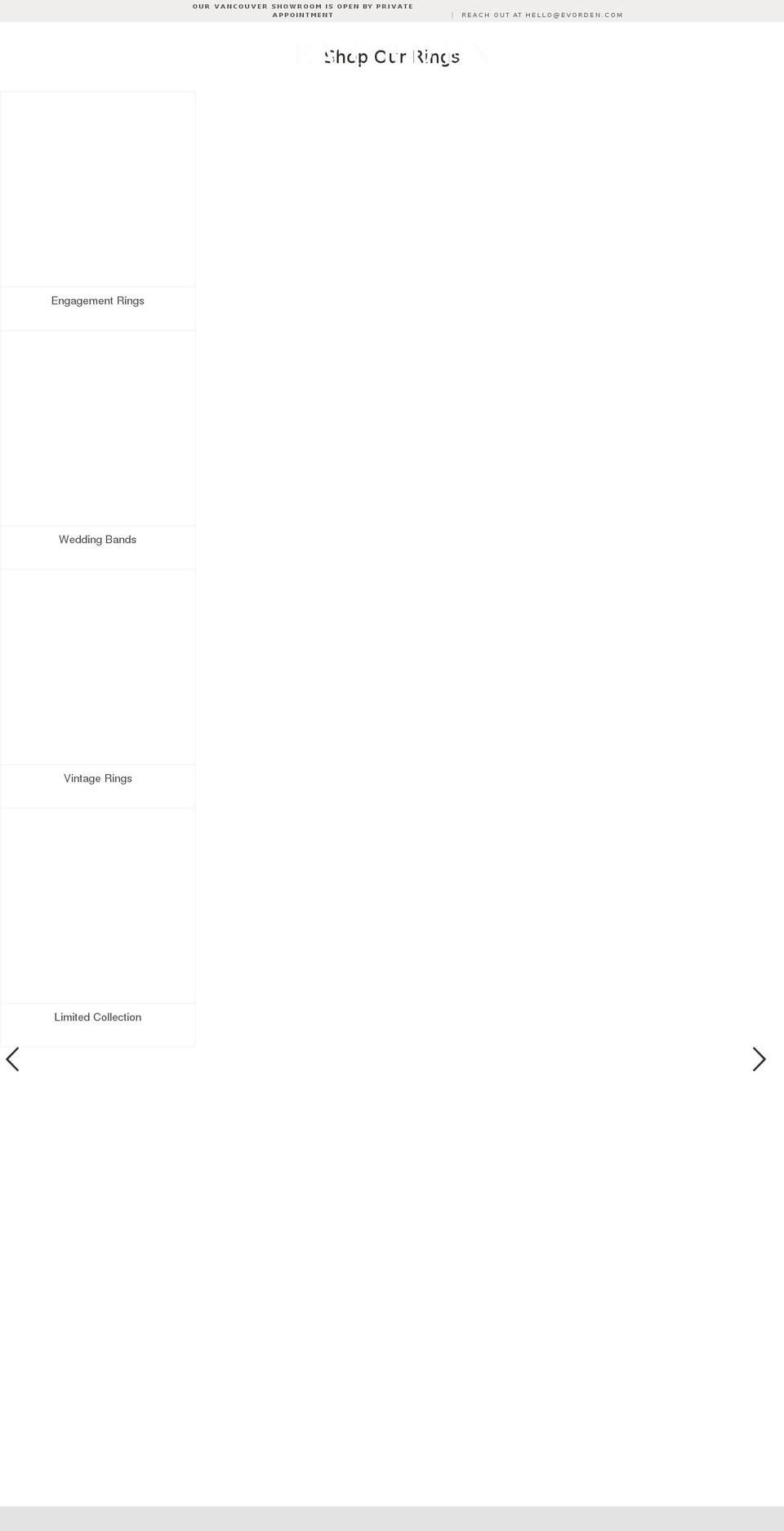 evorden.com — Shopify storefront screenshot