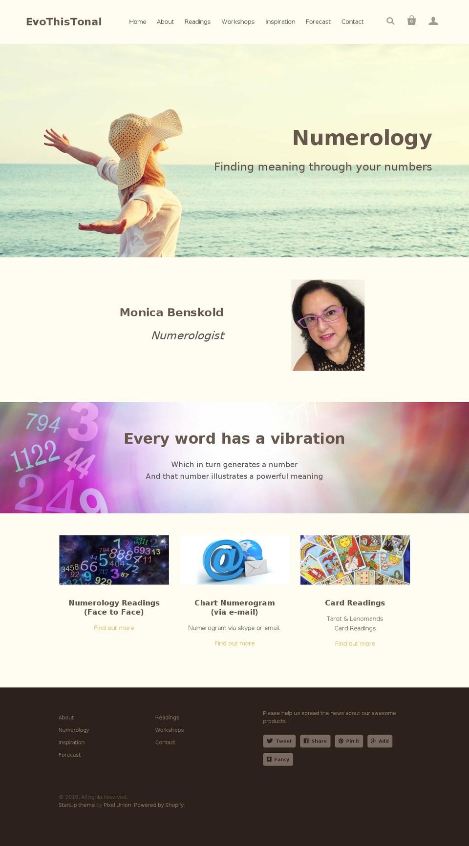 evothistonal.com shopify website screenshot