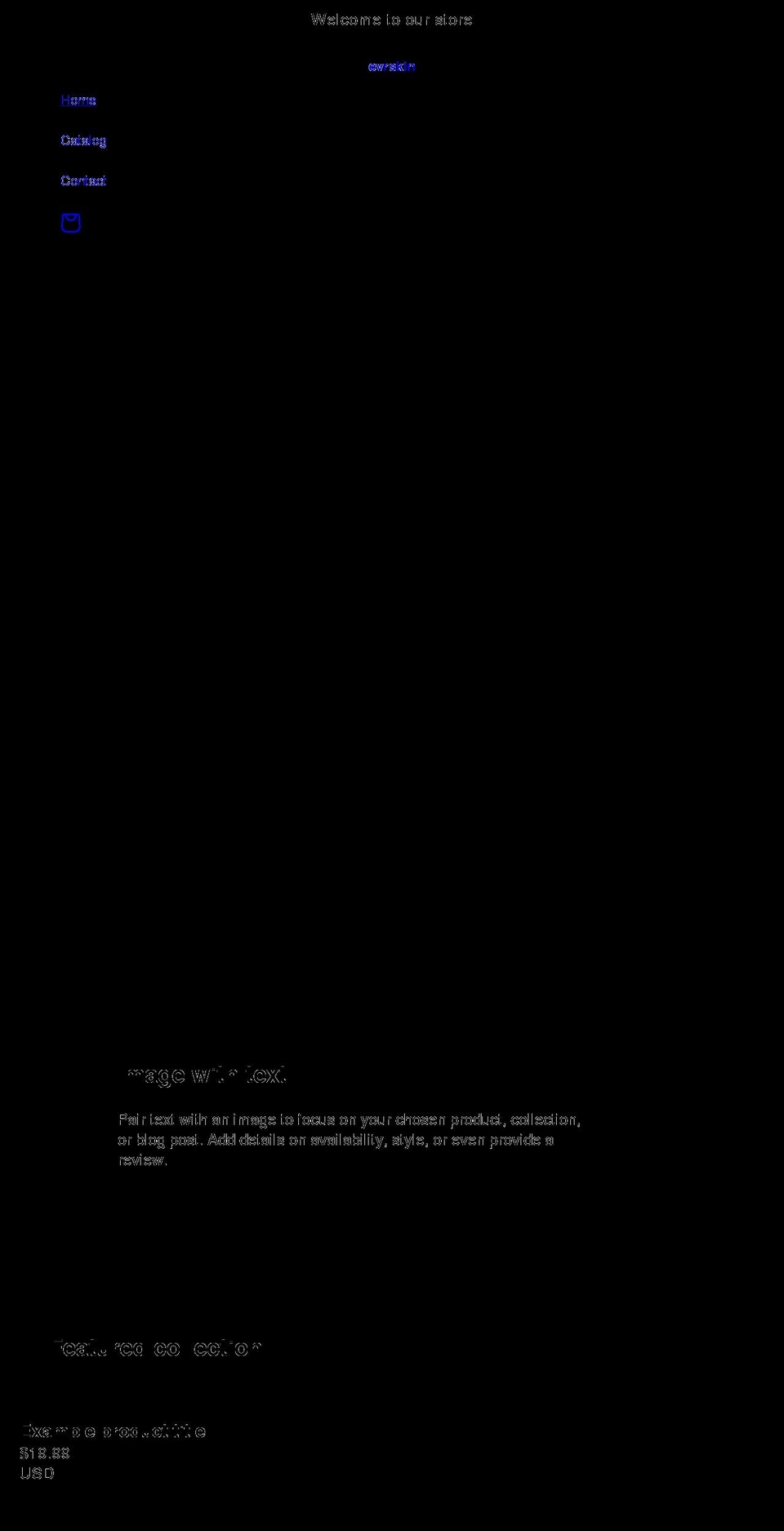 evrskin.com shopify website screenshot