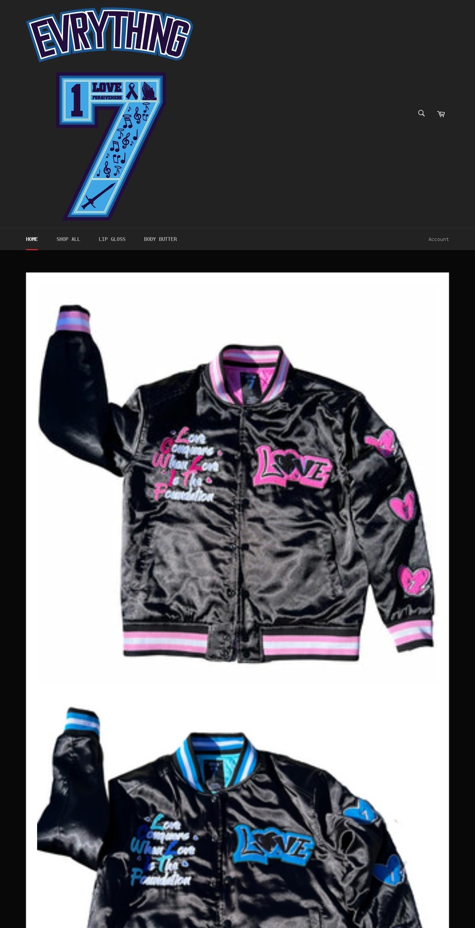 evrything7.com shopify website screenshot