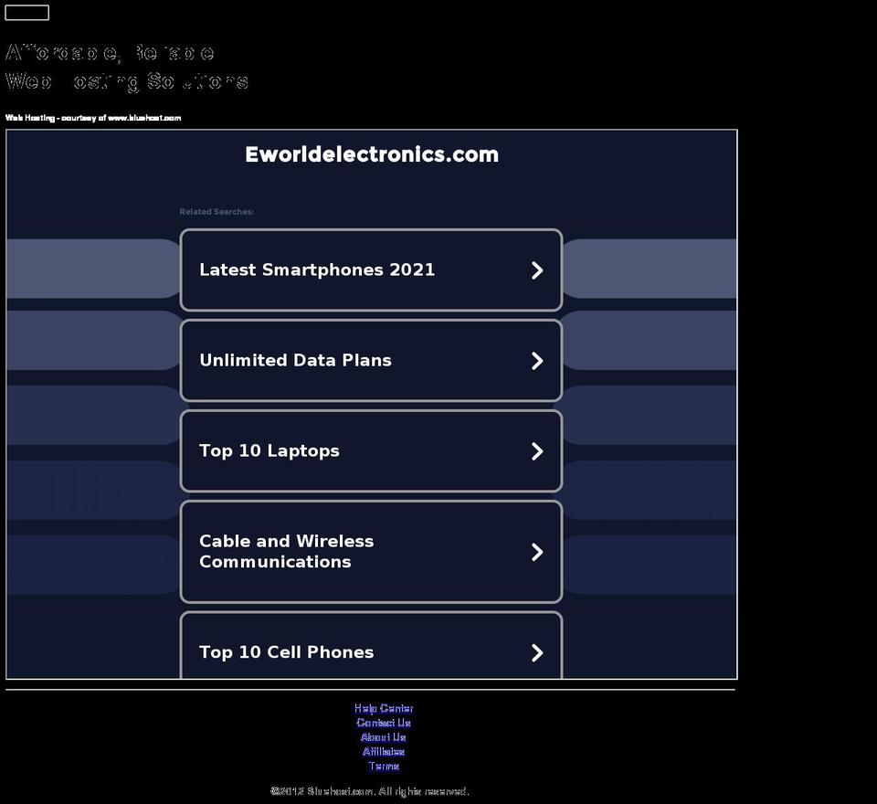 eworldelectronics.com shopify website screenshot