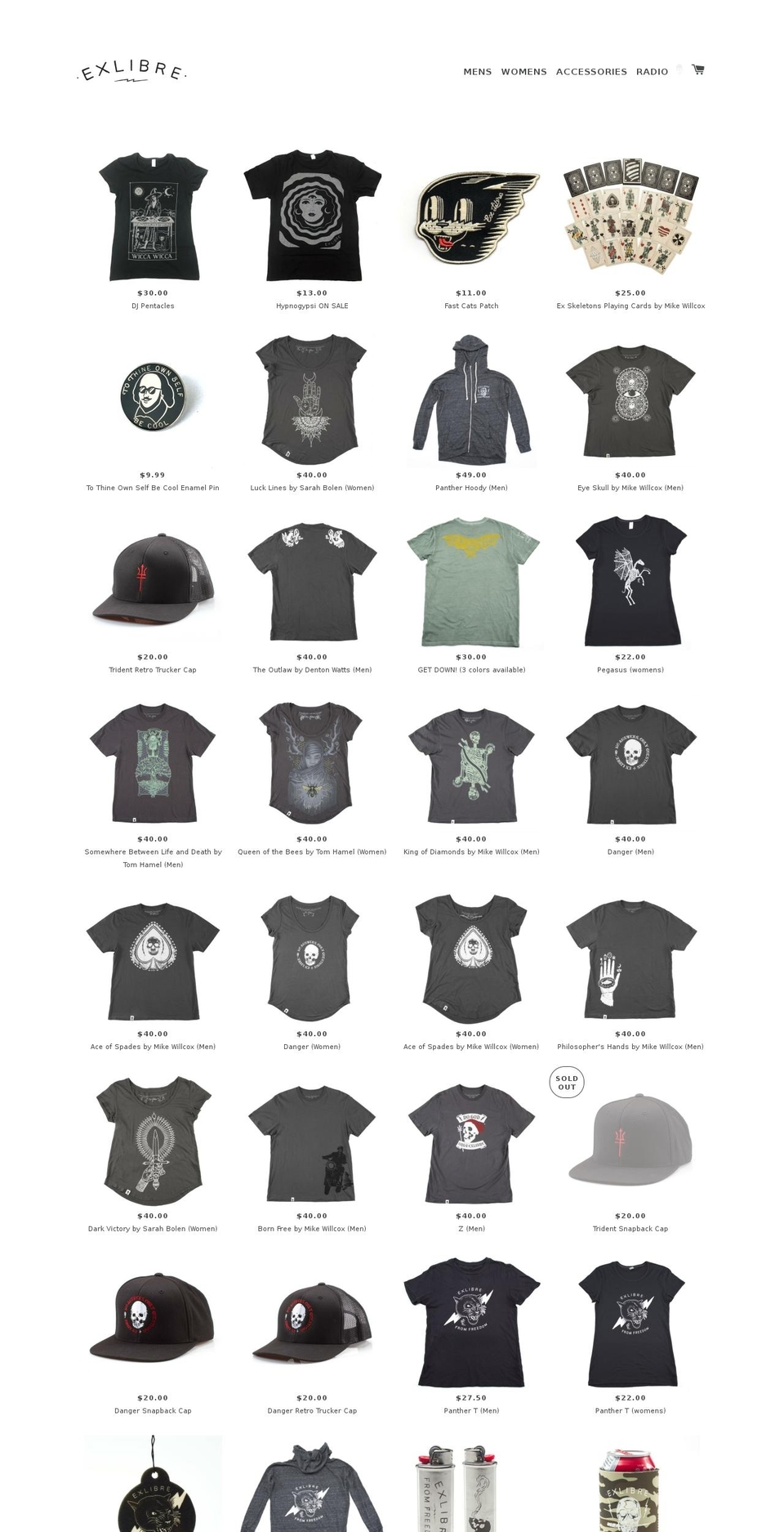 ex-libre.com shopify website screenshot