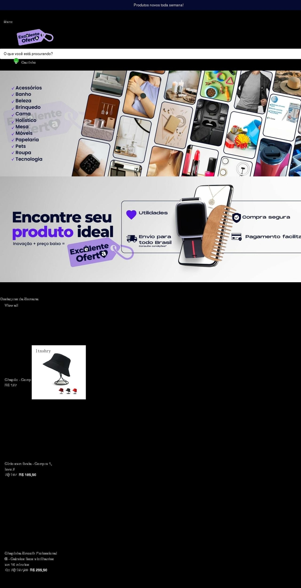 excelenteoferta.com shopify website screenshot