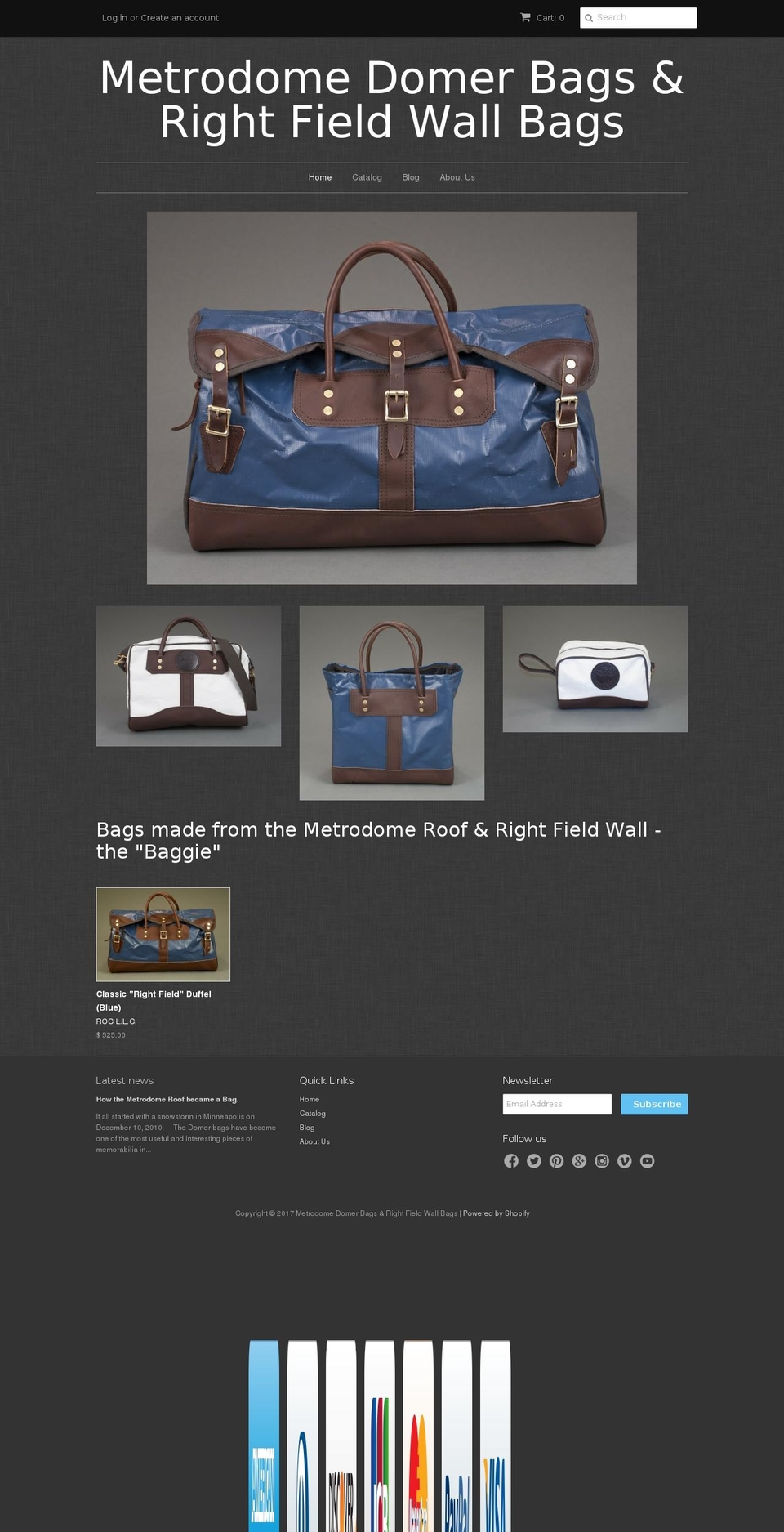 exceptionalbags.com shopify website screenshot