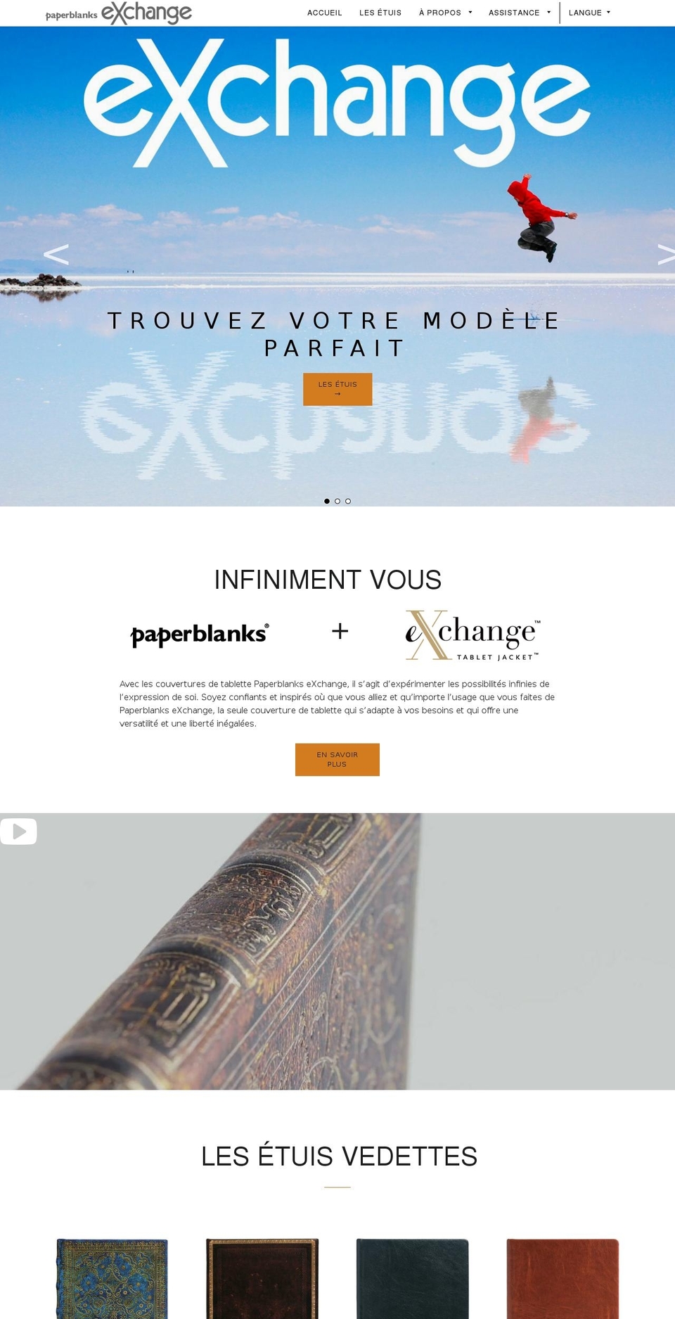 exchangebyhm.fr shopify website screenshot