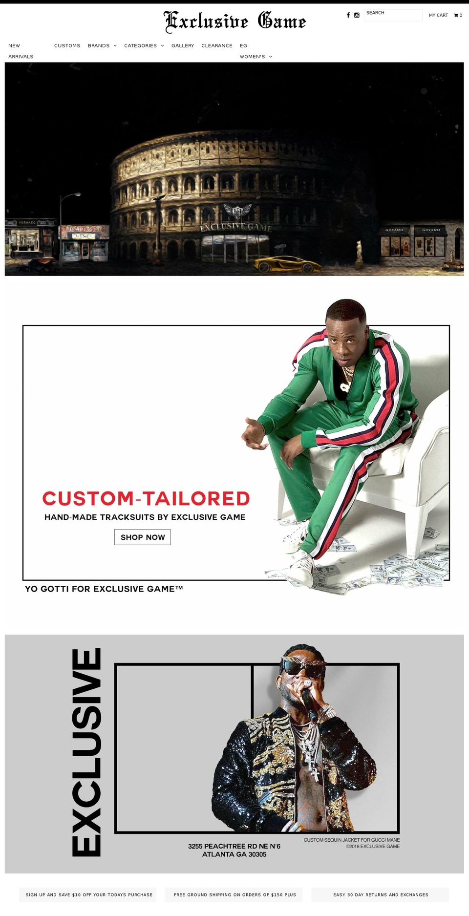 exclusivegame.com — Shopify storefront screenshot