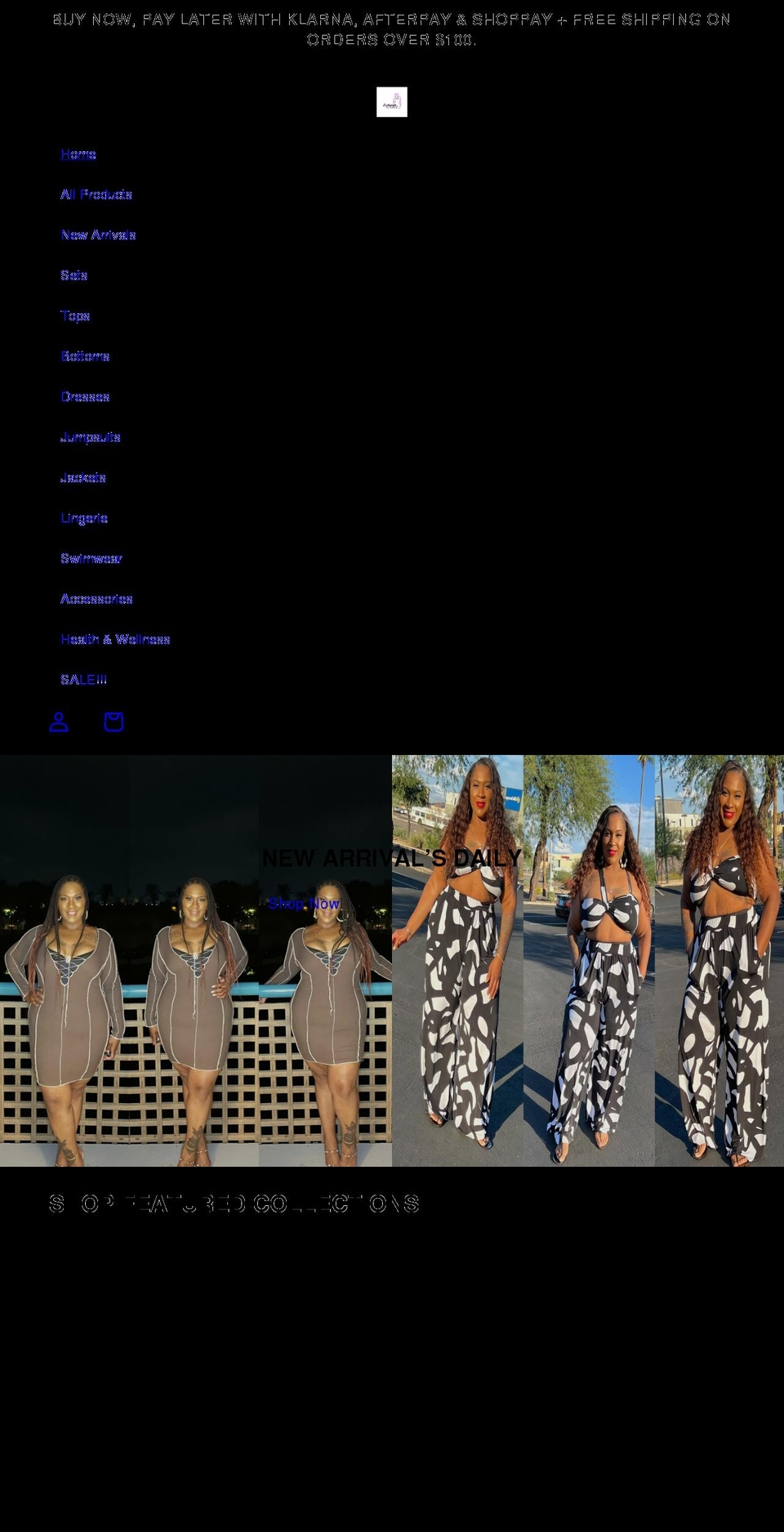 exclusively-yourz.com shopify website screenshot