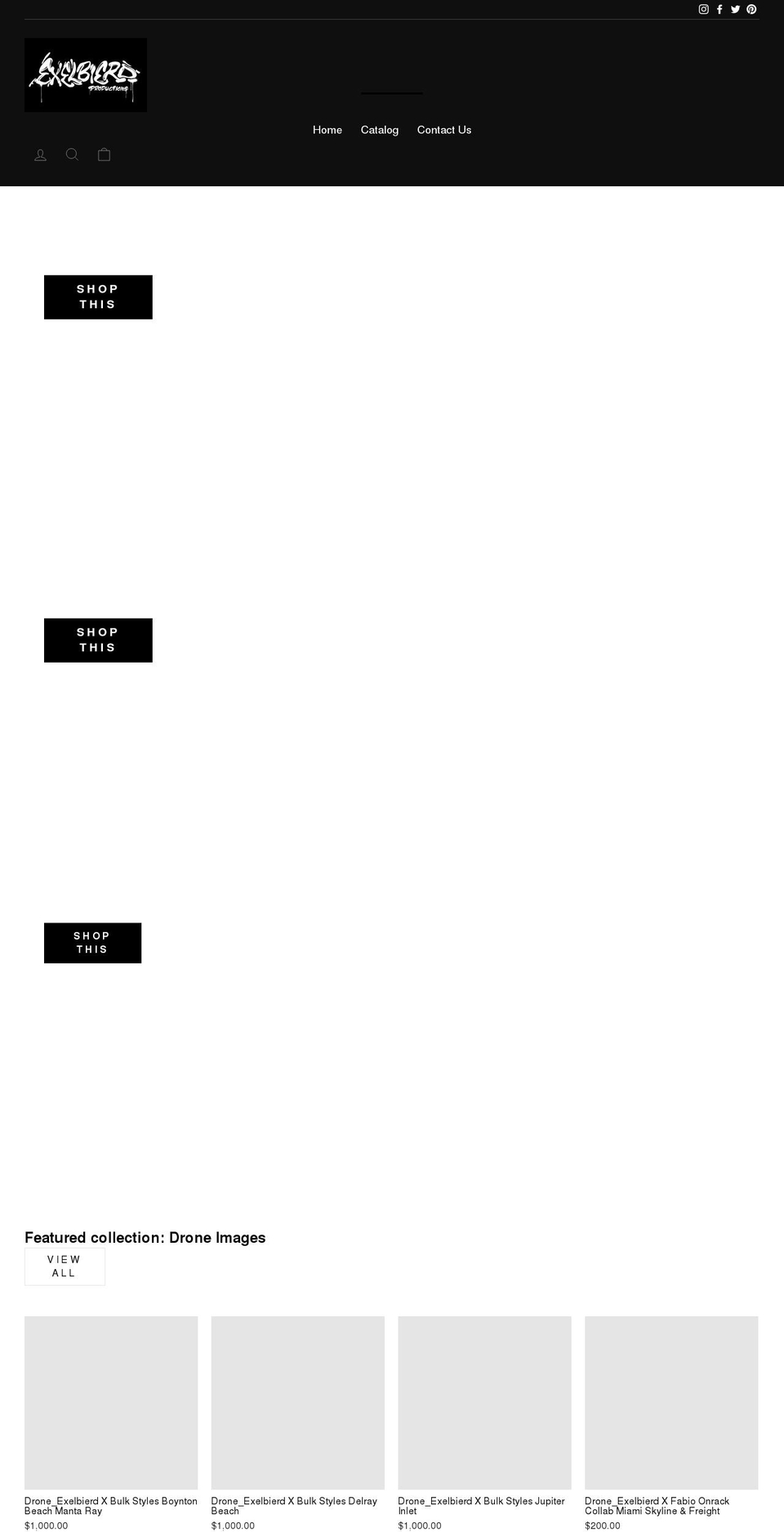 exelbierd.com shopify website screenshot