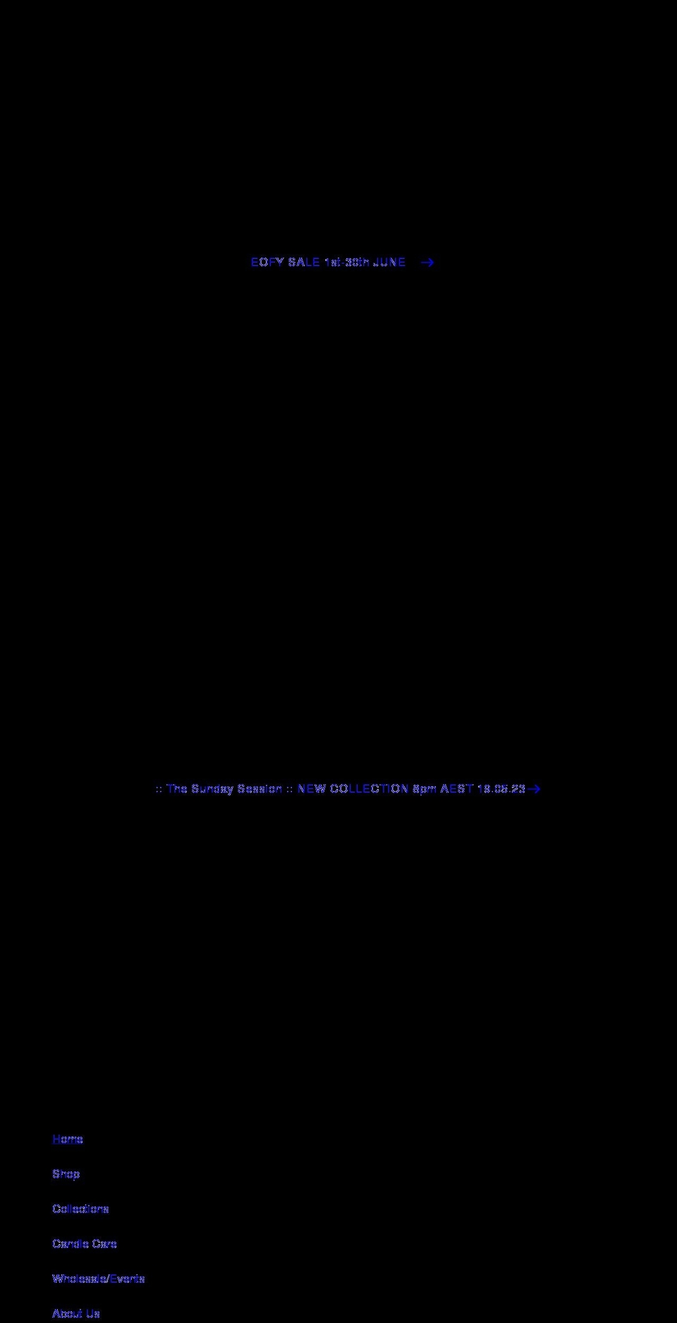 exhalecandle.com shopify website screenshot