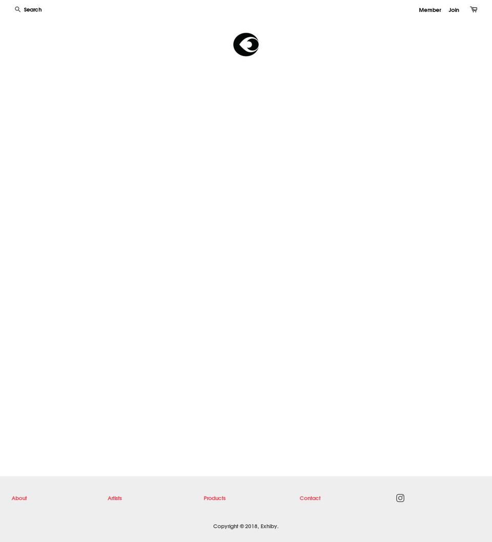 exhiby.com — Shopify storefront screenshot