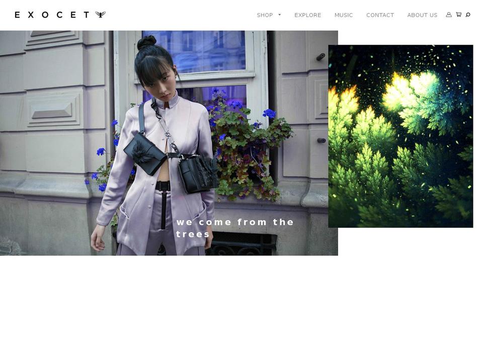 exocet-paris.com shopify website screenshot