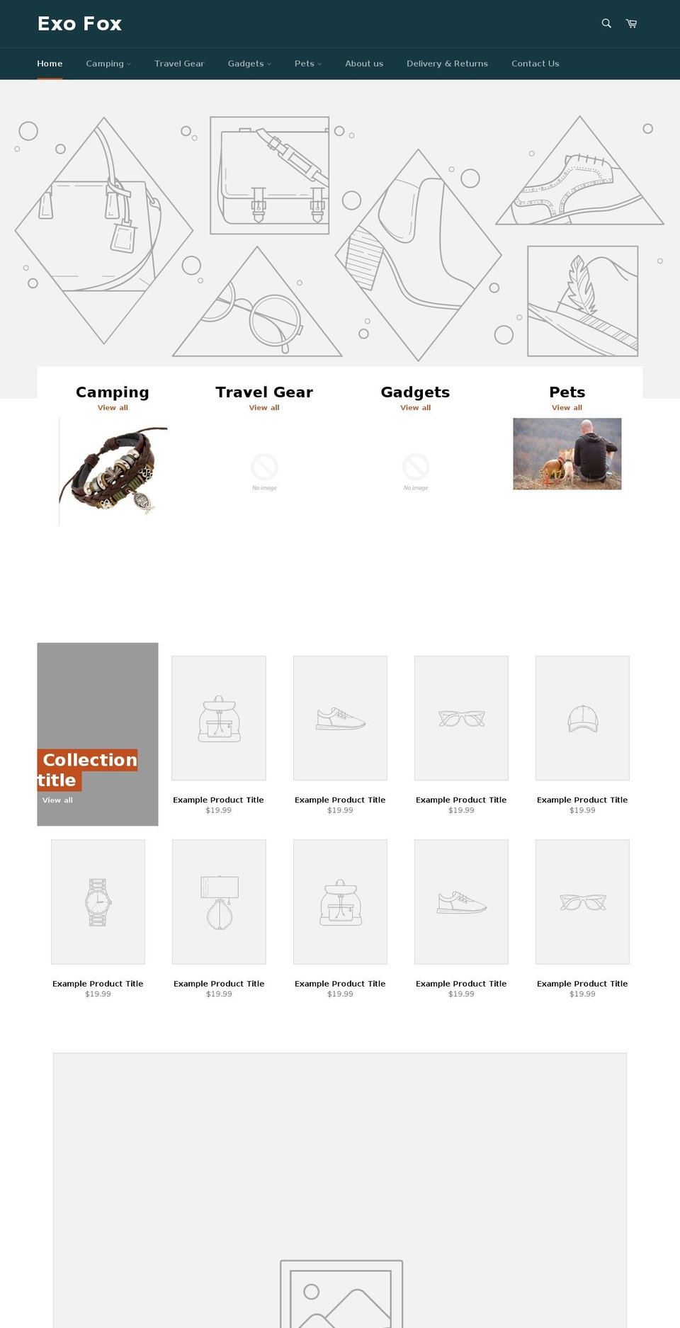 exofox.com — Shopify storefront screenshot