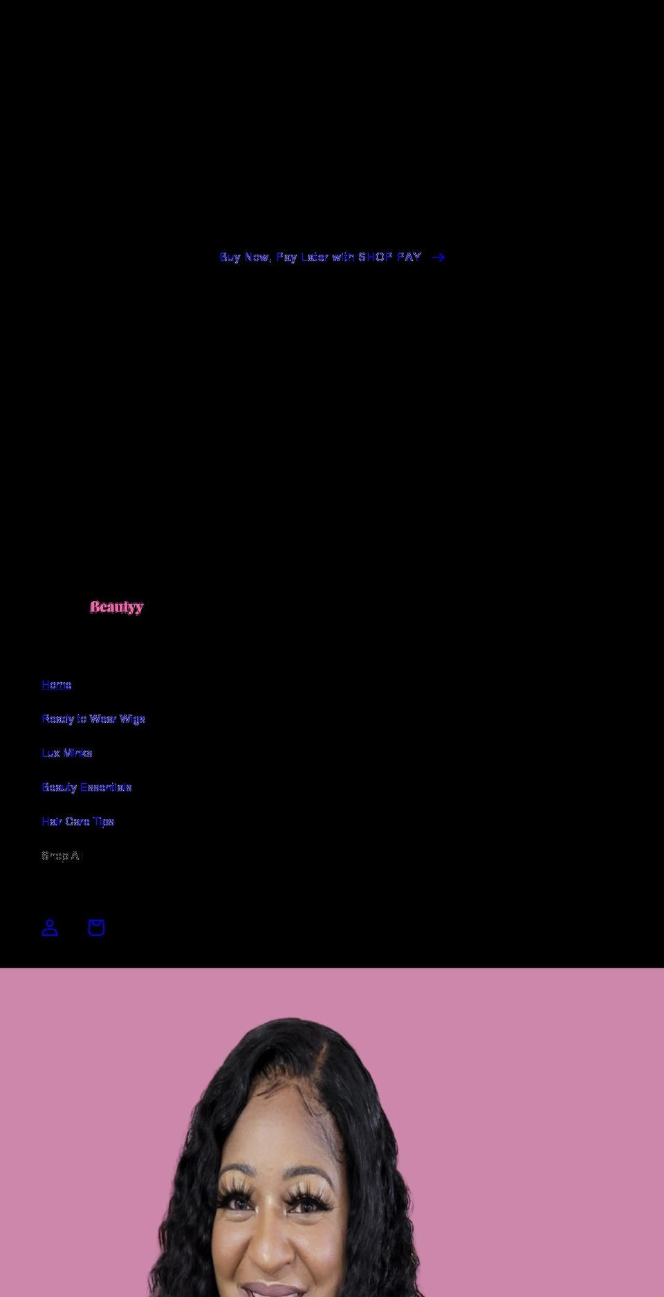 exoticbeautyy.com shopify website screenshot