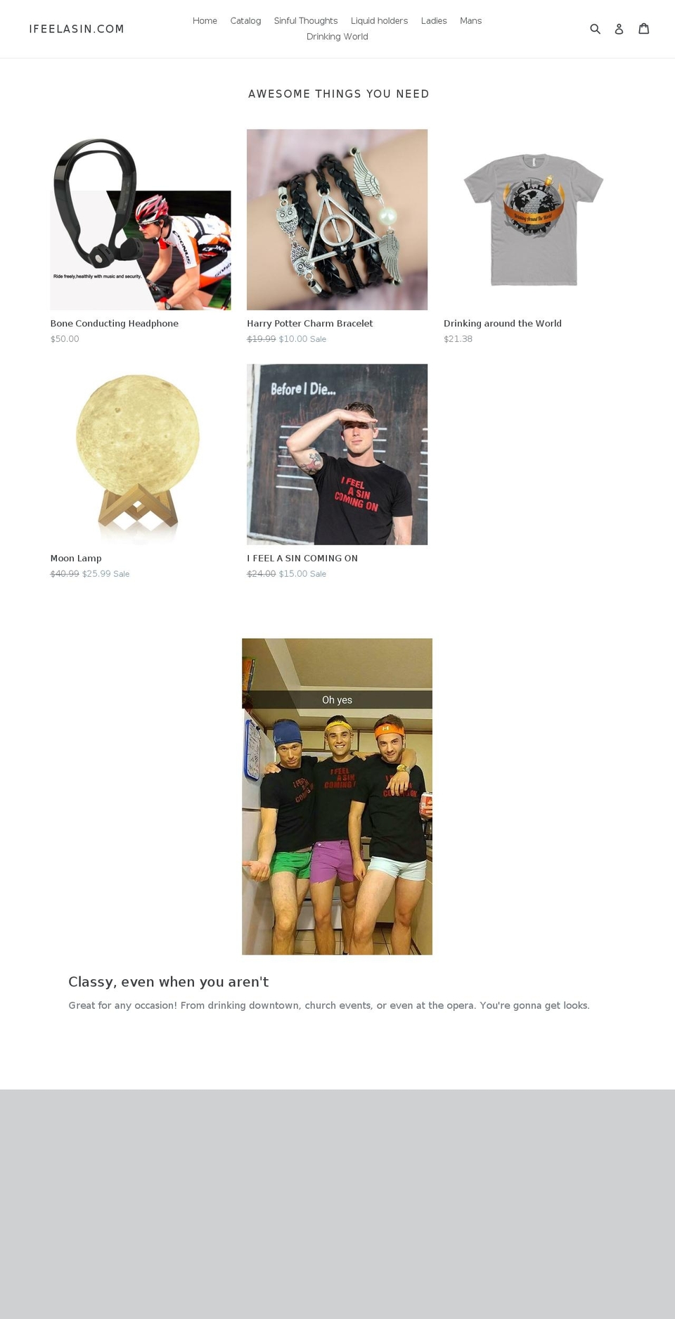expandedtomorrow.com — Shopify storefront screenshot