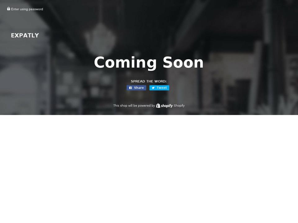expatly.com — Shopify storefront screenshot