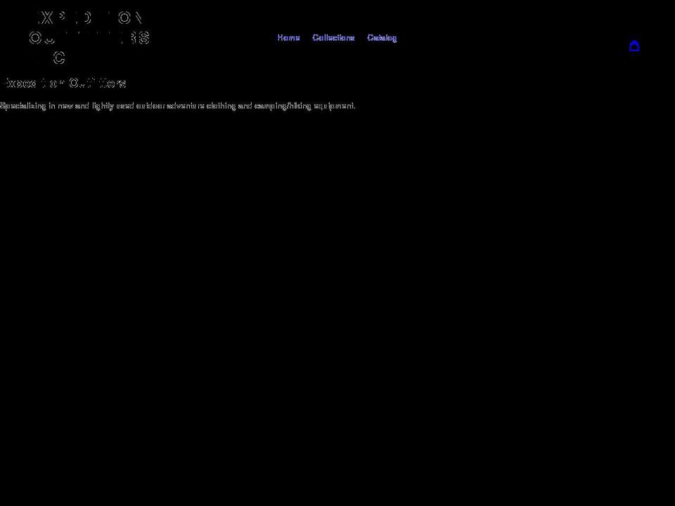 expeditionoutfitters.org shopify website screenshot