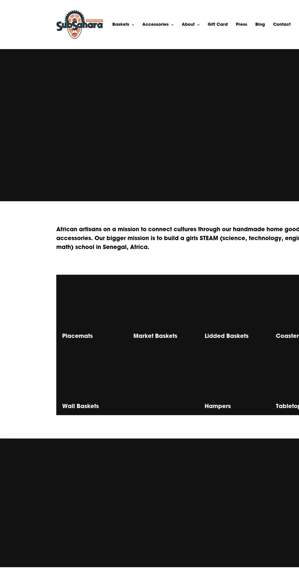 expeditionsubsahara.com shopify website screenshot