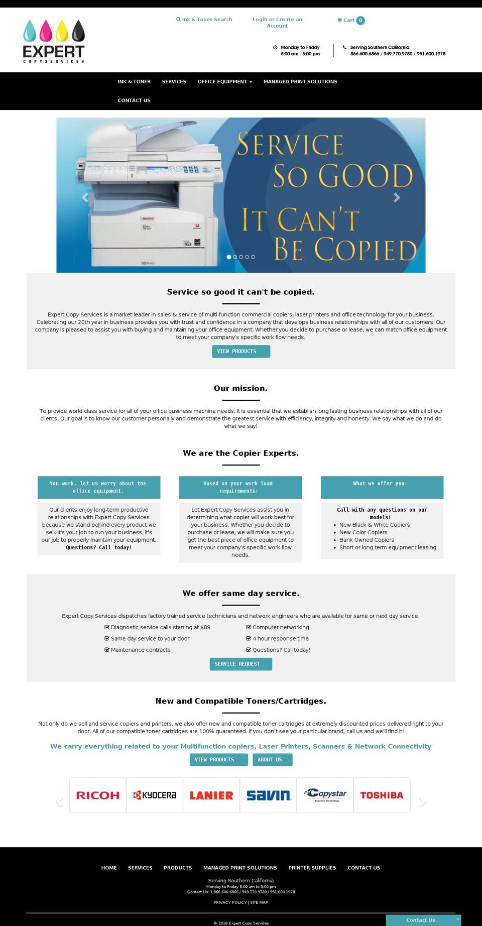 expertcopyservices.com shopify website screenshot