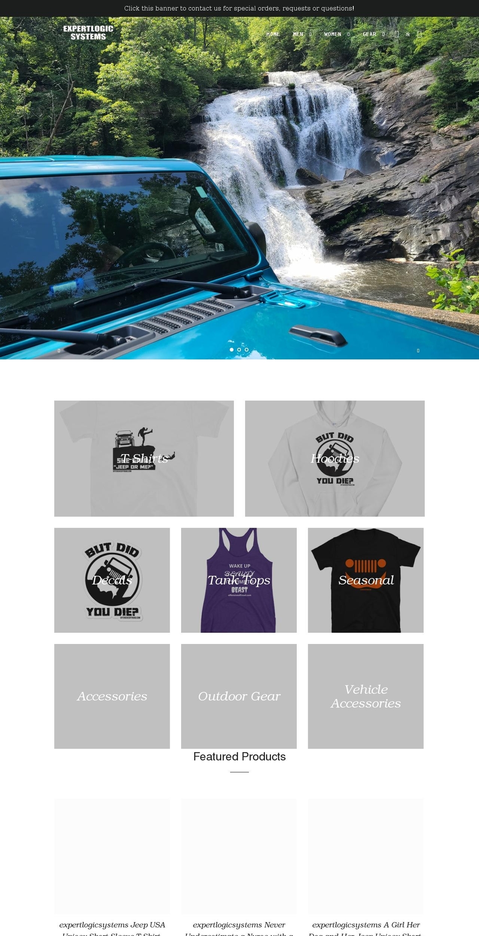 expertlogicsystems.com shopify website screenshot