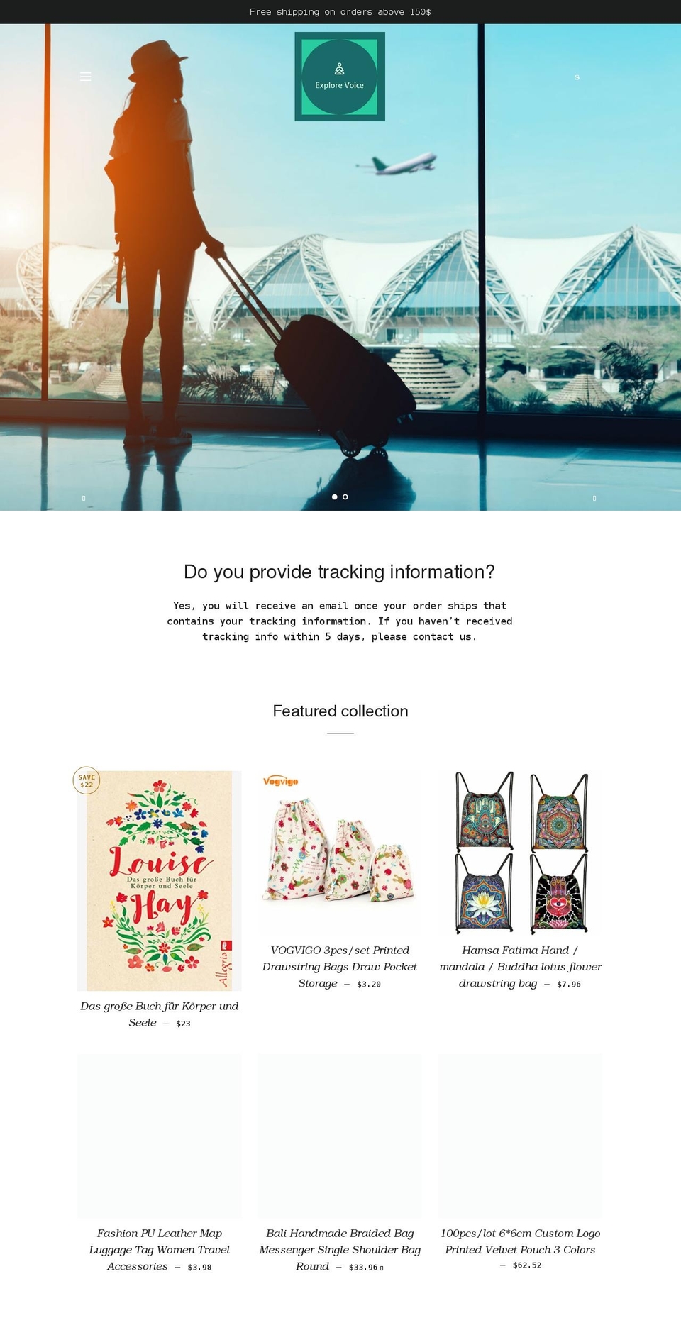 explore-voice.myshopify.com shopify website screenshot