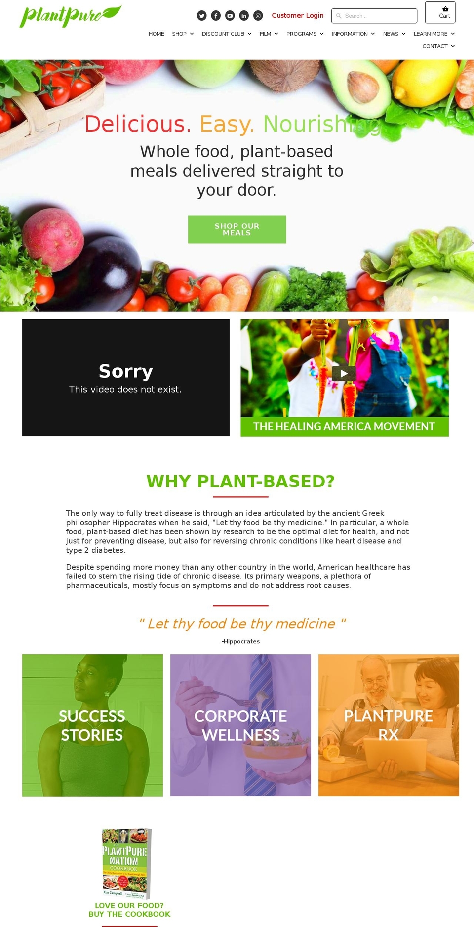 New PlantPure Design 2018 BoldPOv2Aug Shopify theme site example exploreplantpure.com