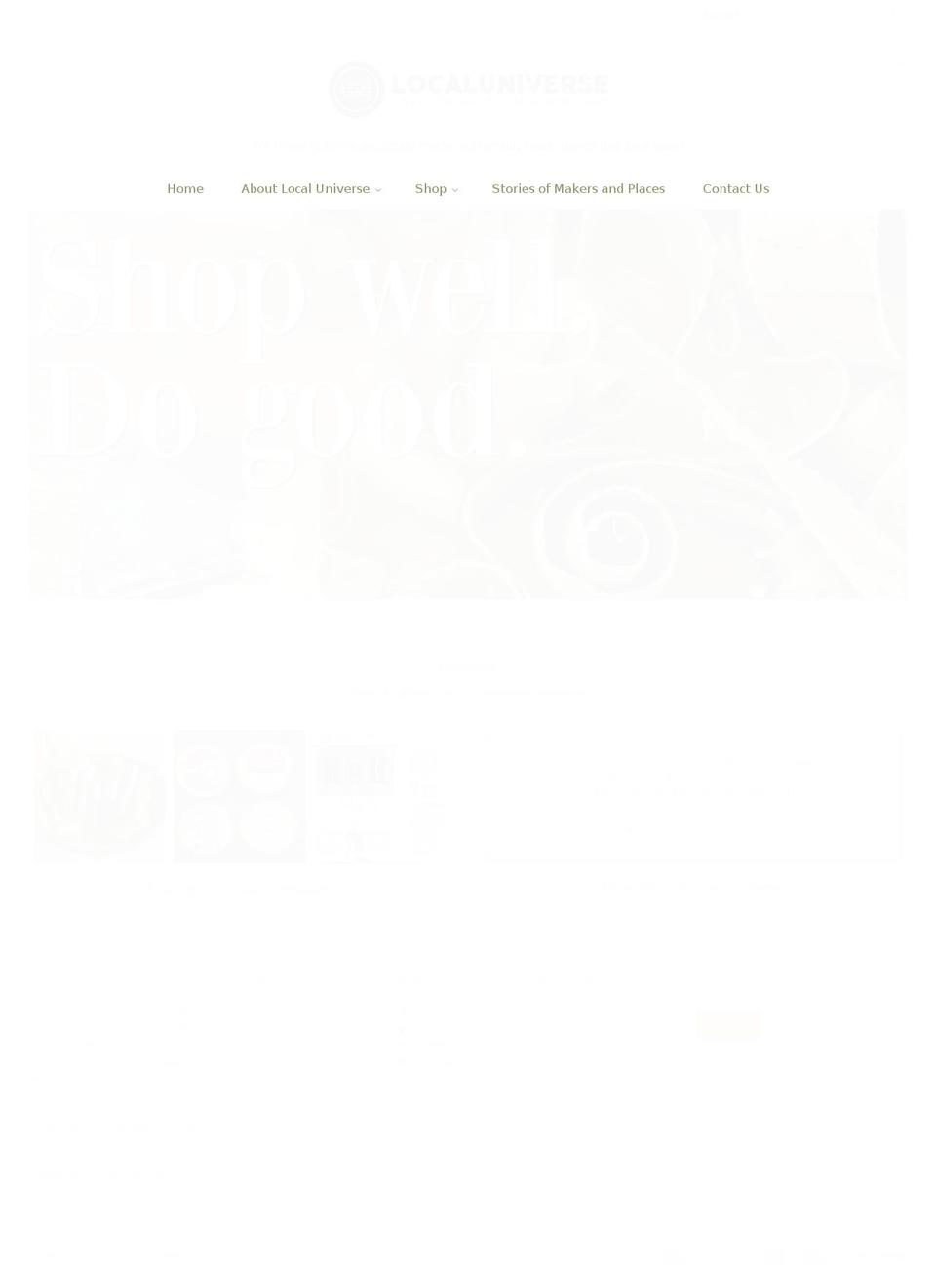 explorewithlocaluniverse.com shopify website screenshot
