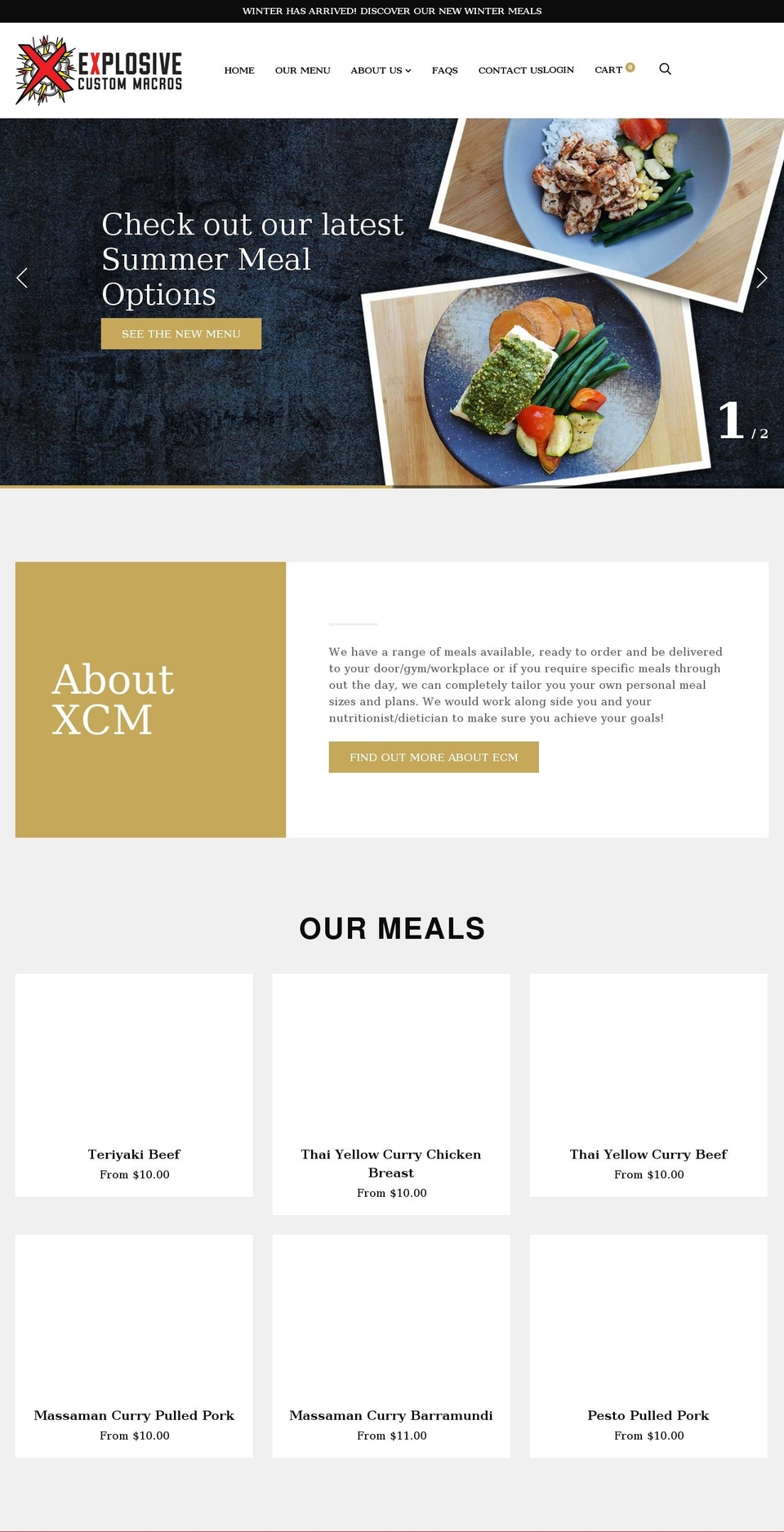 explosivecm.com.au shopify website screenshot