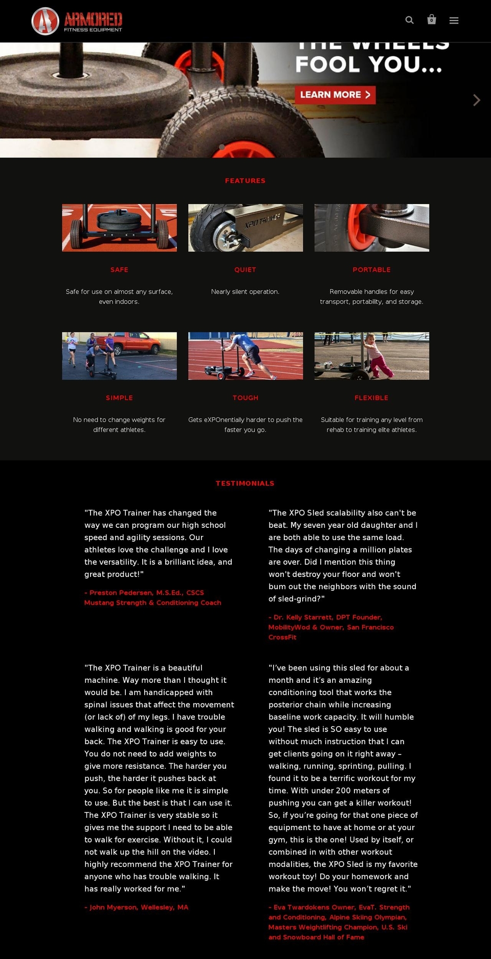 exposled.com — Shopify storefront screenshot