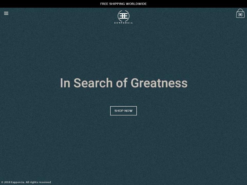 expporcia.com — Shopify storefront screenshot
