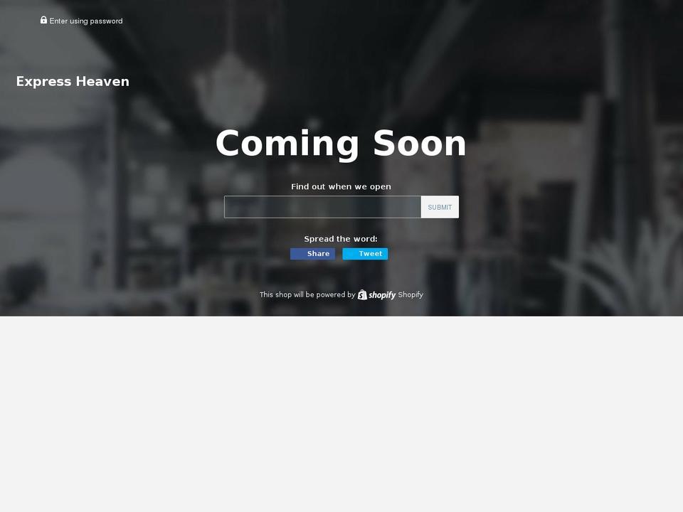 expressheaven.com — Shopify storefront screenshot