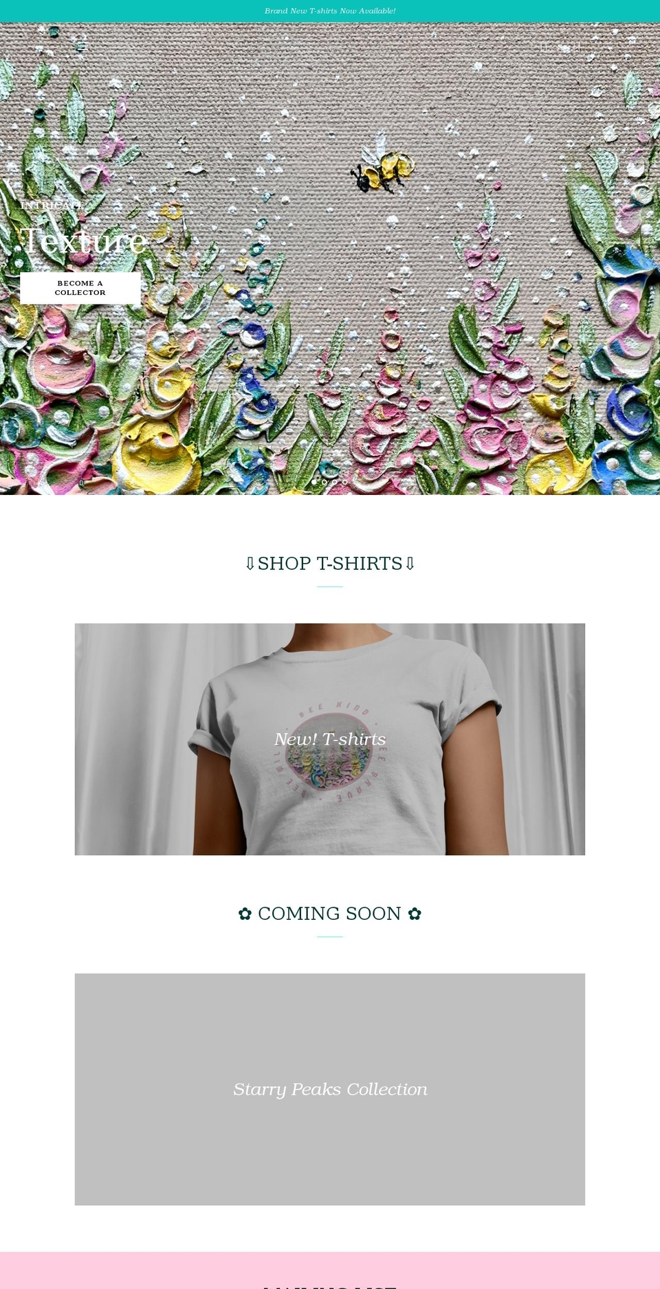 expressionbynada.com shopify website screenshot